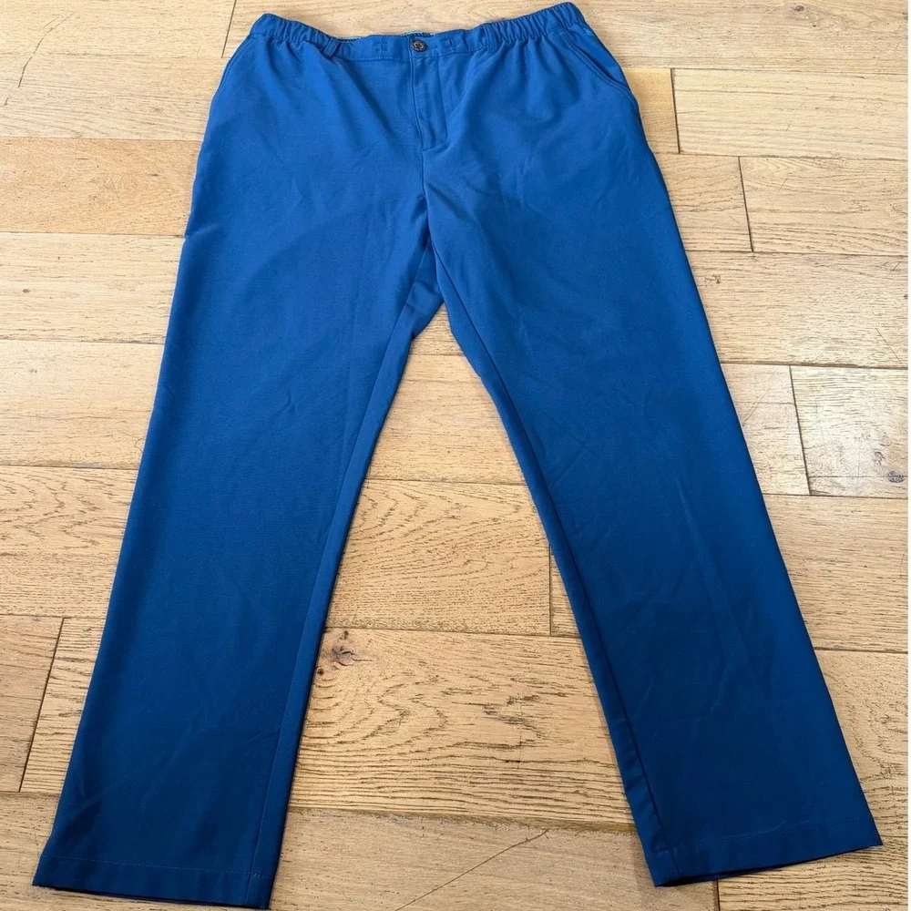 Chubbies Mens The New Avenues Performance Pants Navy‎ Blue Stretch Size XL (995)